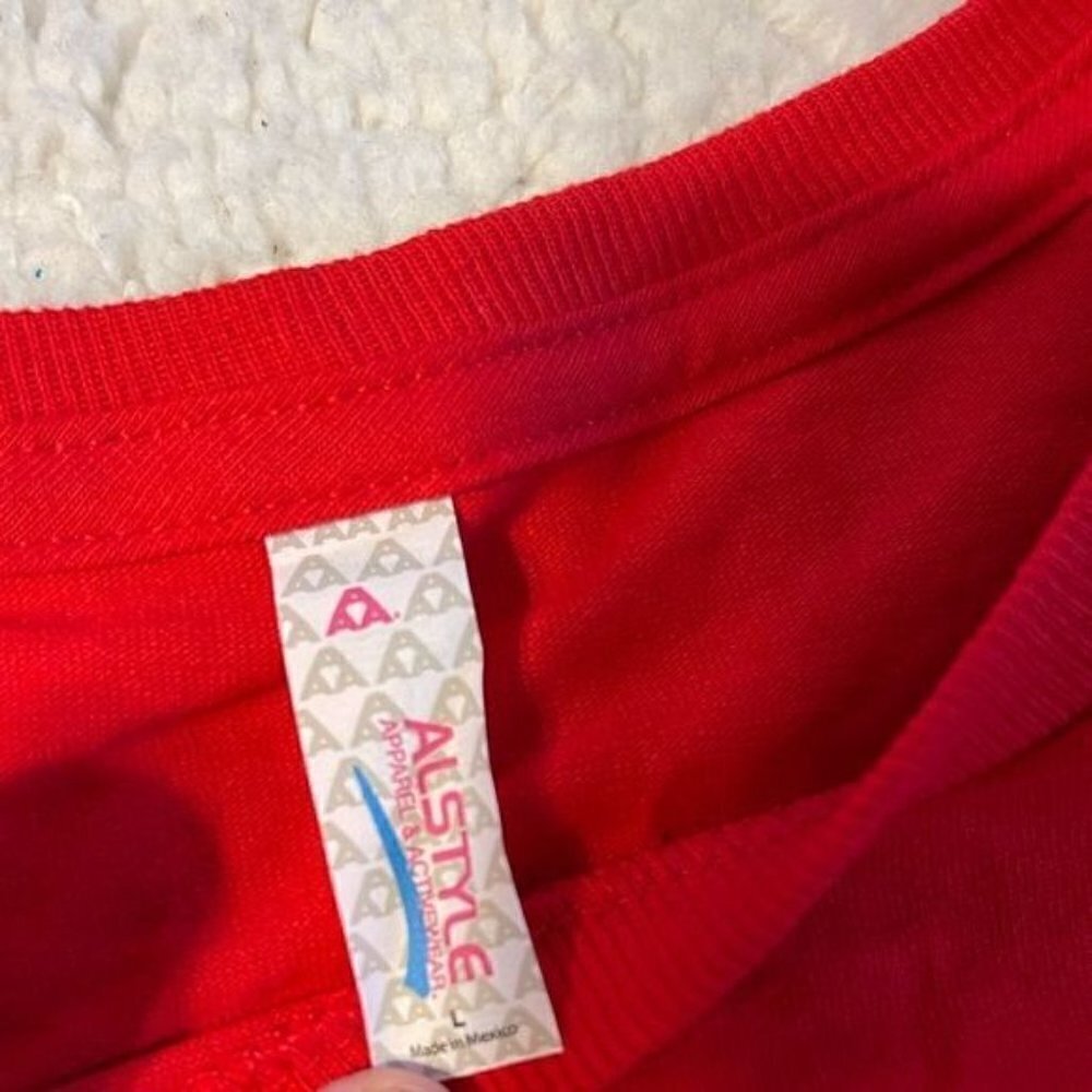 Alstyle Red Shirt - Picture 3 of 5